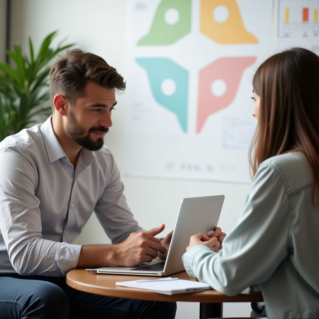 Sesión de coaching financiero